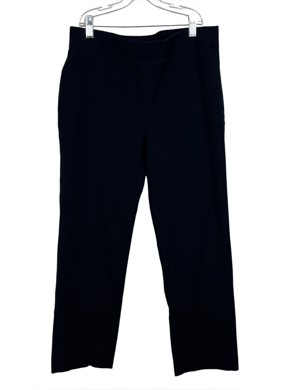 LOFT Navy Blue Mid Rise Tapered Leg Slack Trouser Pants Office Career Modest 6